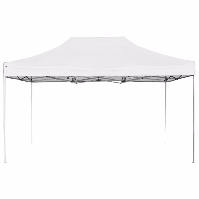 vidaXL Tenda professionale pieghevole in alluminio per feste 4,5x3 m Bianco