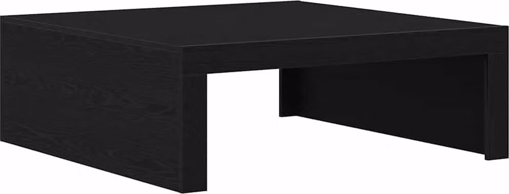 Tavolino da salotto Rovere Nero 100 x 100 x 35 cm