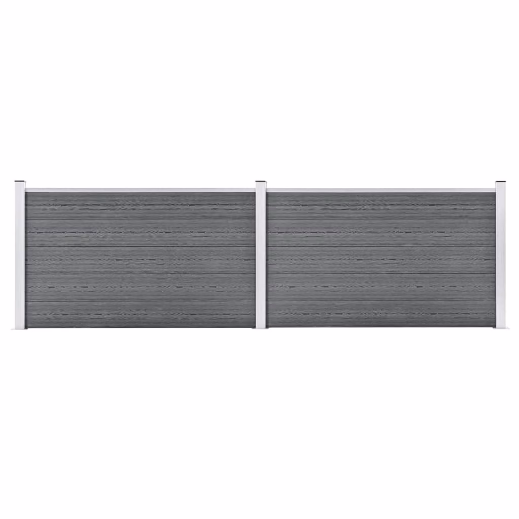 Maison Exclusive - Recinzione da giardino in WPC 353x106 cm, grigio