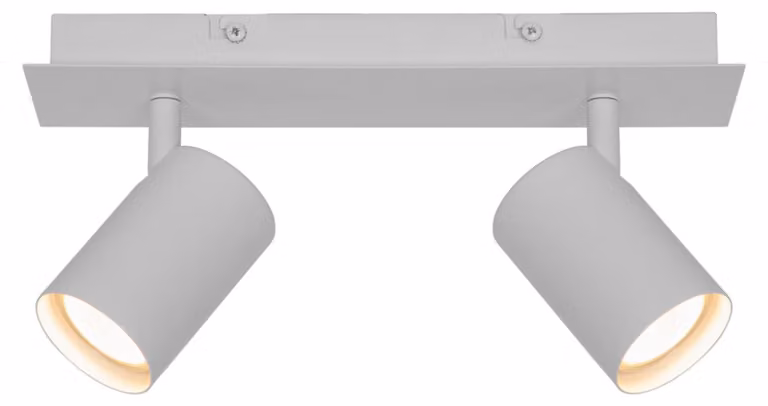 Frida lampada da soffitto 2 punti 29 x 11,5 cm bianco