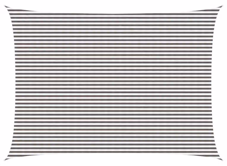 Telo Ombra Grigio chiaro e bianco 5 x 8 m HDPE