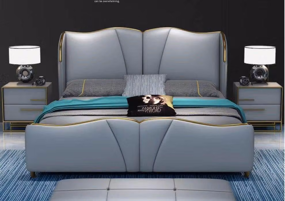 Bett Möbel Design Betten Doppelbett Luxus Schlafzimmer Holz