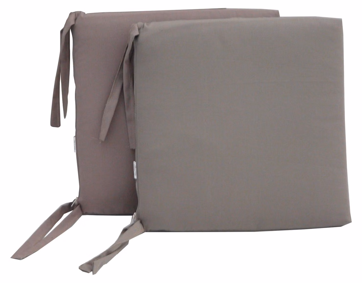 Set 2 Cuscini per Sedia da Giardino 45x45x5 cm in Poliacrilico Allegro Taupe