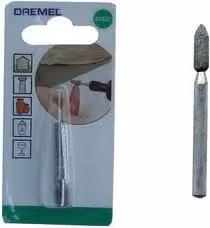Set di 3 mole abrasive Dremel grigie per miniutensile con diametro di 3,2 mm