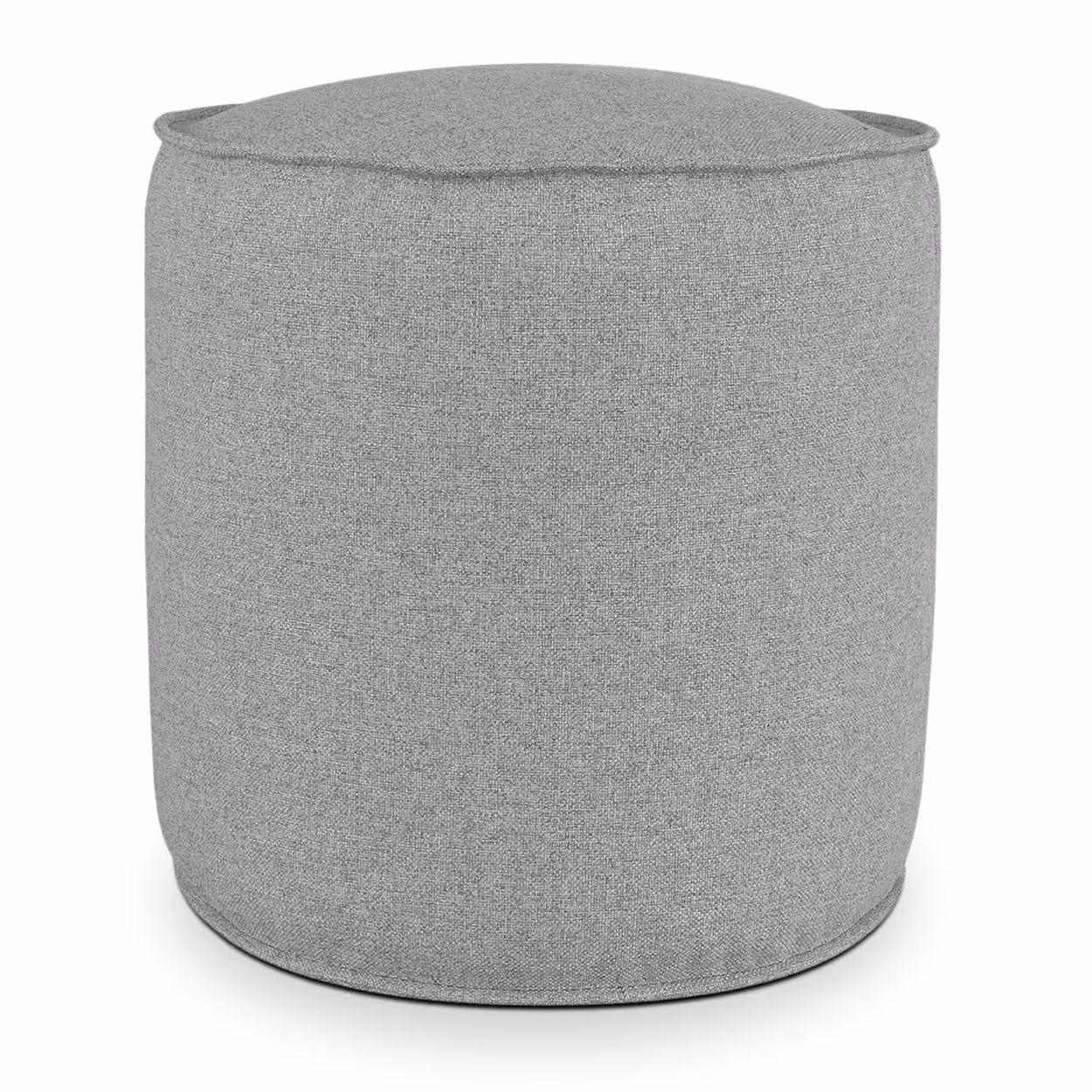 Pouf Rotondo da Interno & Esterno Piuma XL Grigio scuro