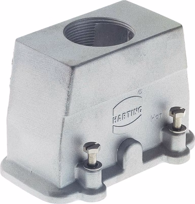 HARTING Han 10B EMC connettore femmina, 1xPG21 uscita cavo diritta, chiusura a vite - 1 pezzo
