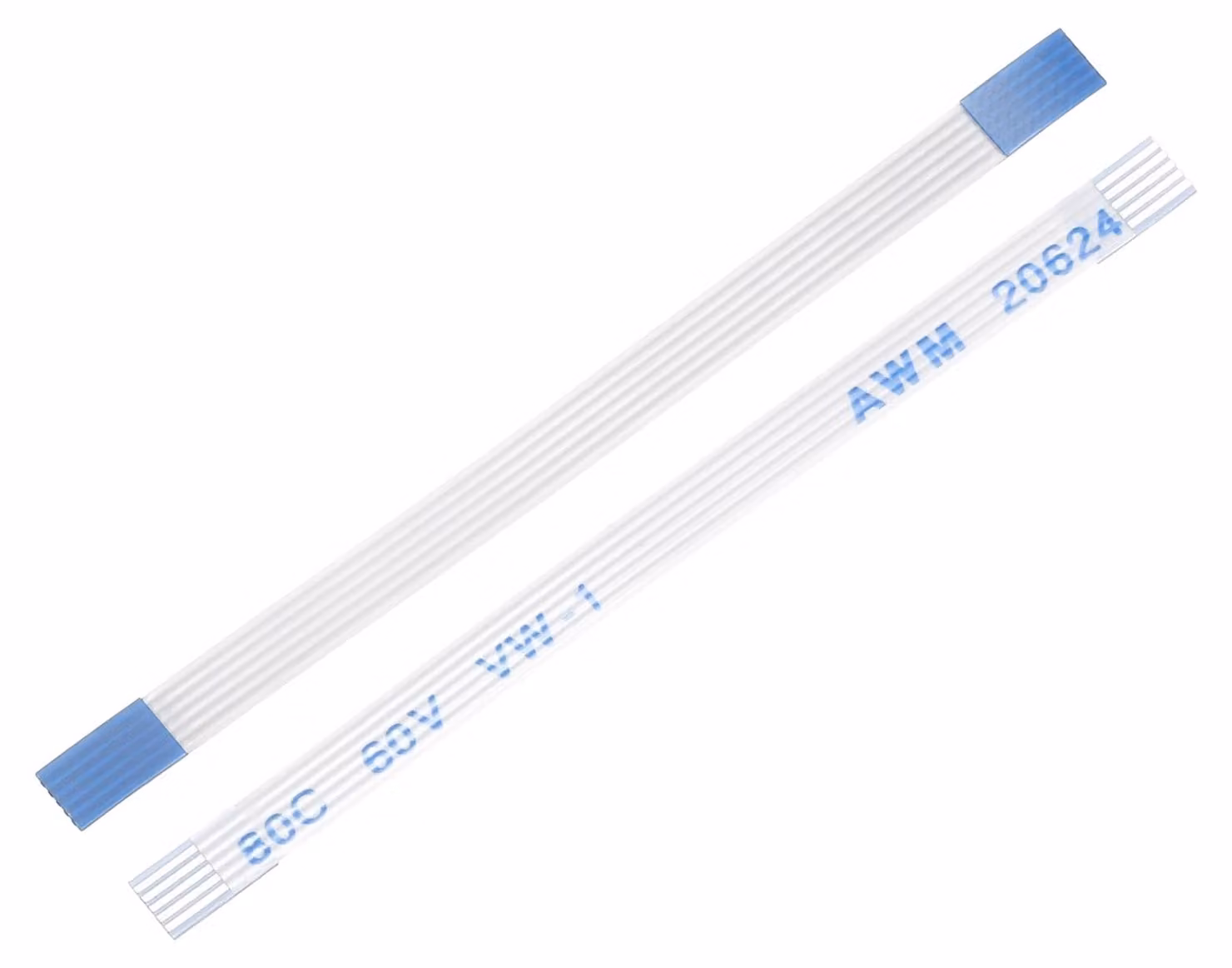 5 cavi piatti a 5 poli, sezione 0,5 mm, lunghezza 50 mm, tipo B