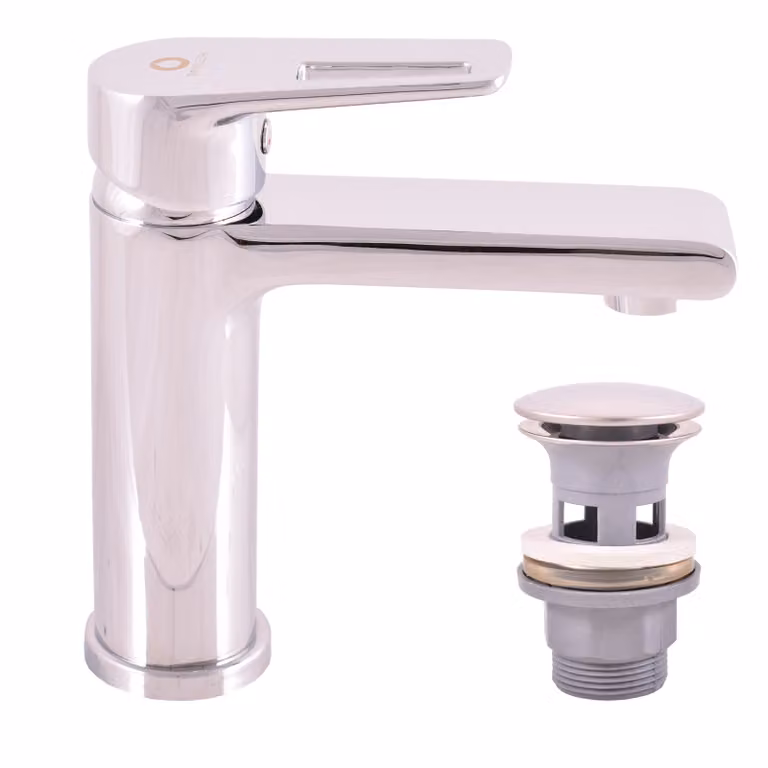 Slezák-RAV Slezák Rav Miscelatore per lavabo con bocca click-clack CO229 Colore: cromo, Misura: 3/8''