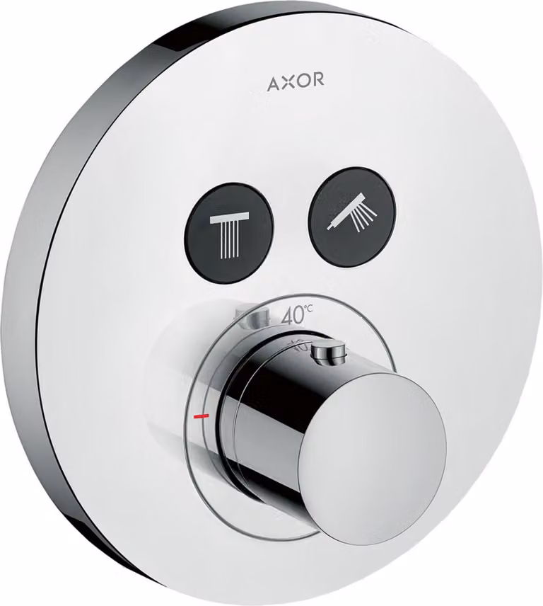 hansgrohe AXOR SHOWERSELECT ROUND termostato da incasso, per 2 utenze cromo