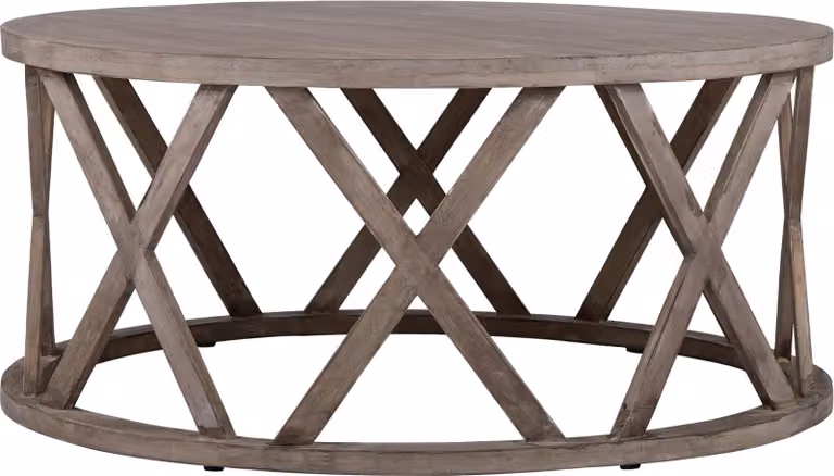 WOMO-DESIGN tavolino da caffè Riad Ø 100x45 cm rotondo marrone, unico, fatto a mano in legno massiccio di mango, look moderno in legno, tavolino da divano tavolino da caffè tavolo in legno