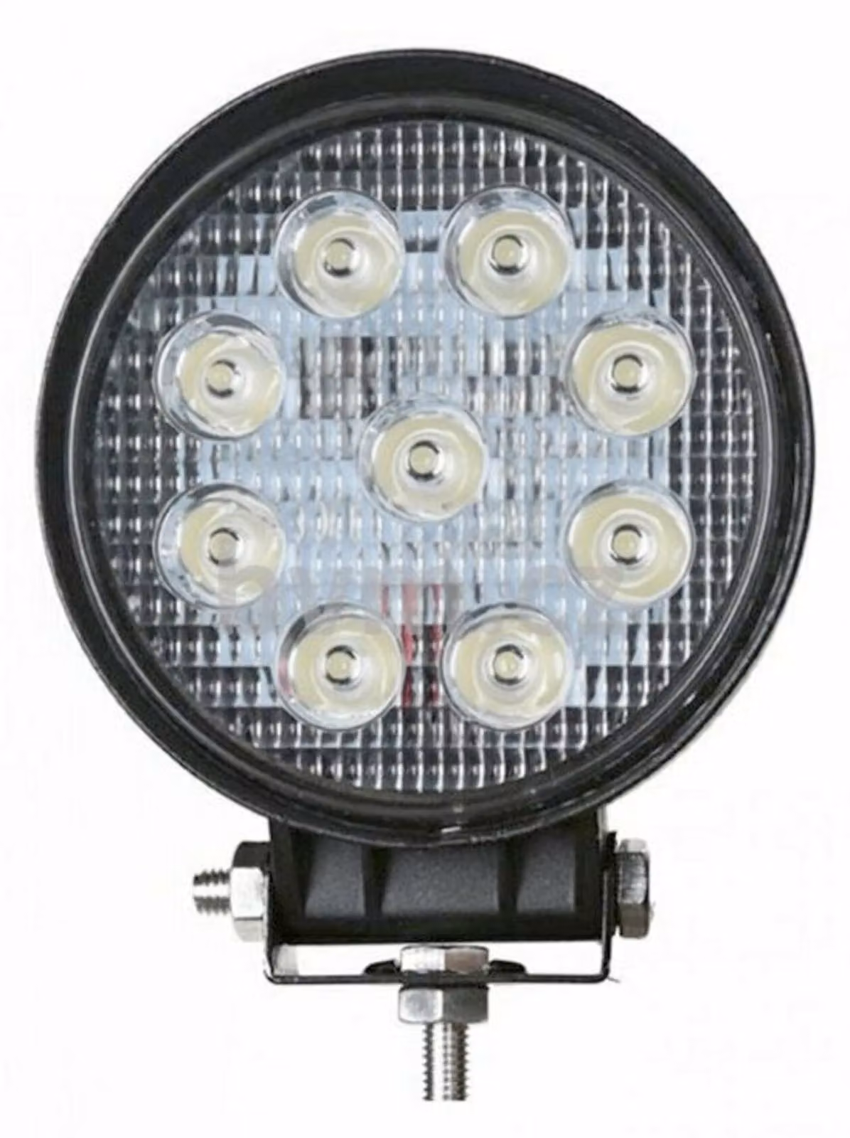 Lampada da lavoro Lucas 9 LED, forma rotonda, supporto fisso LDB902
