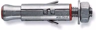 Set di 50 tasselli a espansione Fischer in acciaio Classe 5.8, diametro 6 mm, colore argento