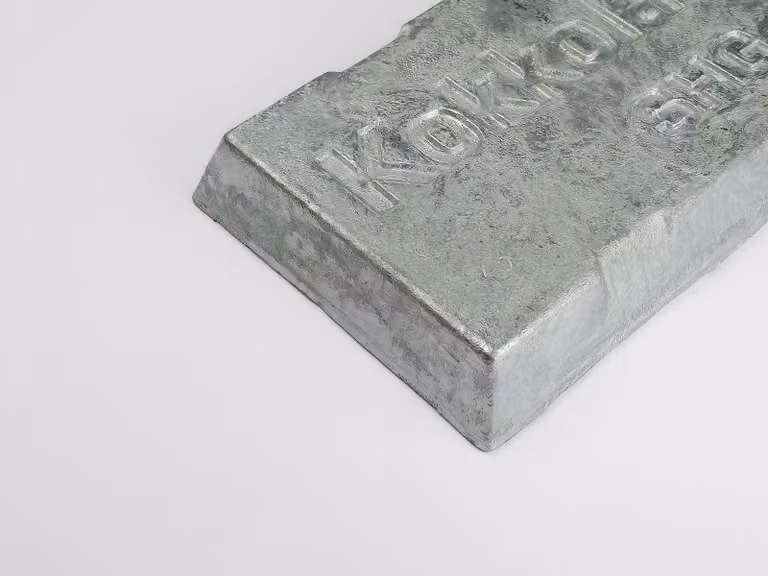 Zinco Zn99,995 in lastre da 25 kg
