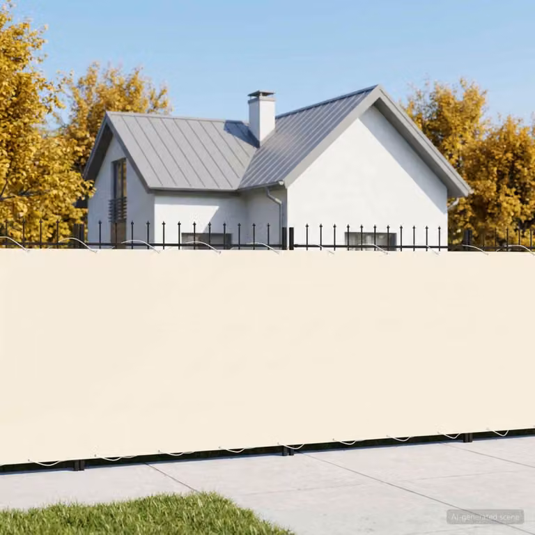 Schermo di privacy per balcone vidaXL beige, H: 180 cm x L: 25 m