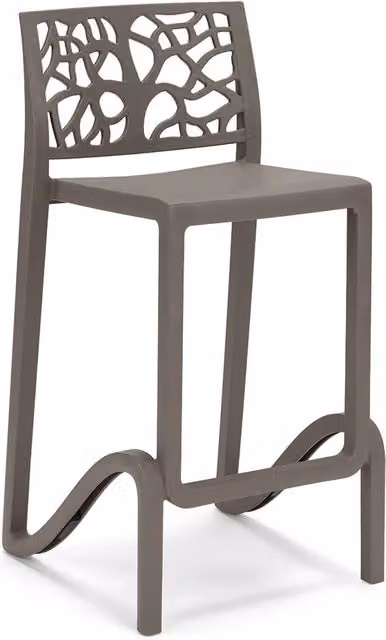 Sgabello moderno Redokasa impilabile in plastica per cucina, sala da pranzo o giardino – 1