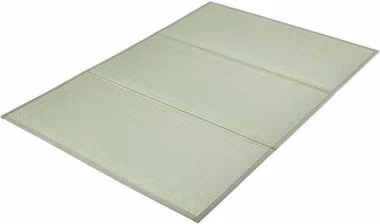 Materasso Tatami Pieghevole VEVOR in Erba di Giunco Naturale con Retro Antiscivolo, L/P/H: 203,2 x 139,7 x 1,3 cm