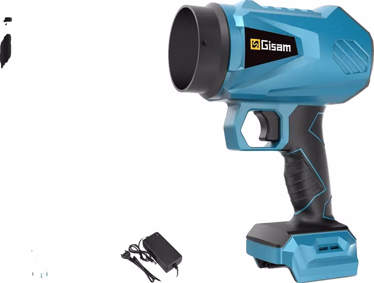 Soffiatore d'aria, motore brushless, velocità regolabile, 1 batteria