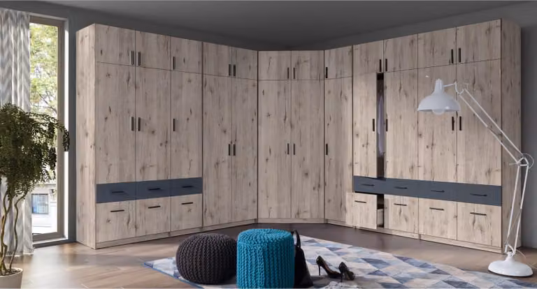 Estensione per armadio stretto 45 cm FUNZA 1 - rovere wellington