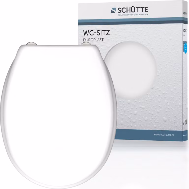 Sedile per WC SCHÜTTE BIANCO Duroplast
