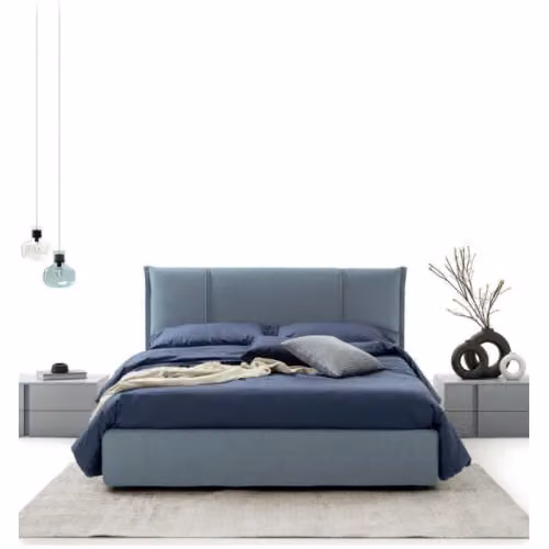 Letto matrimoniale fisso o con contenitore Miguel - Rimar