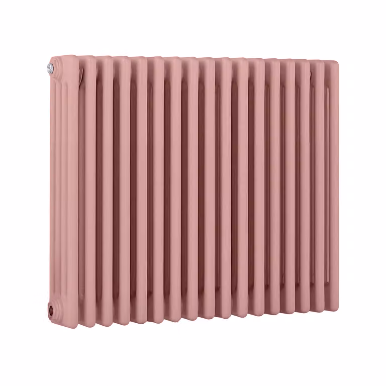 Radiatore Orizzontale a Colonne (4 Colonne) 600mm x 785mm - Rosa (Camellia Rosa) - Regent