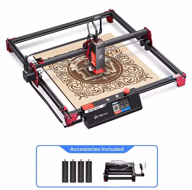 Macchina per incisione laser da 10W - Tagliatrice laser con touchscreen da 3,5 pollici e Wi-Fi - dimensioni area di lavoro 400x435 mm