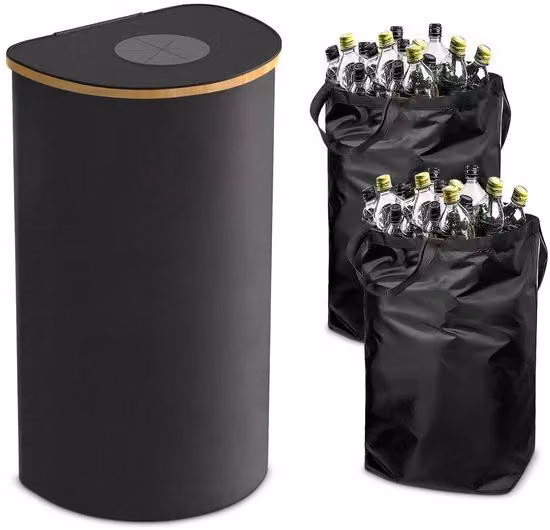 Ampia capacità di apertura in silicone con tasche portatili