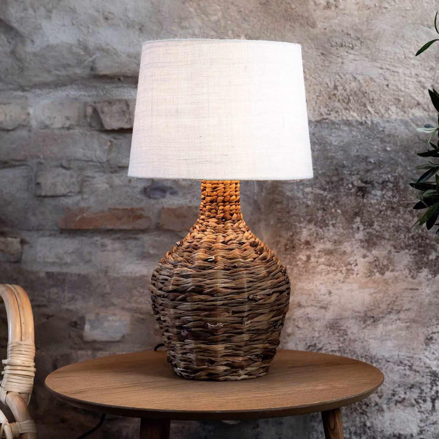 Markslöjd Lampada da tavolo Paglia, Legno chiaro, Soggiorno / Sala da pranzo, Legno, Lampada da tavolo