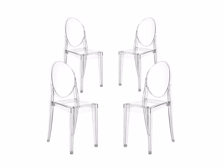 Victoria Ghost Set 4 Sedie