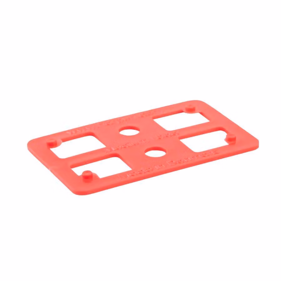 Distanziali 80x50 gr. distanziali in plastica da 2 mm fino a 2 t