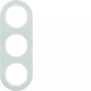 Berker 10132009 Cornice in vetro, bianco polare Serie R.classic