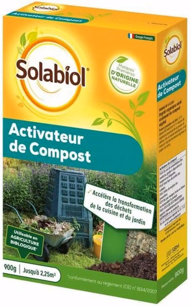 Ready-to-use natural compost activator 900g - Solabiol