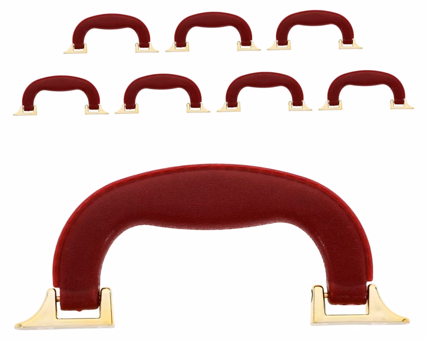 8 pezzi di maniglia di ricambio per valigie e scatole degli attrezzi, dal design ergonomico, con elevata capacità di carico, facili da montare con viti, adatte per bagagli e borse