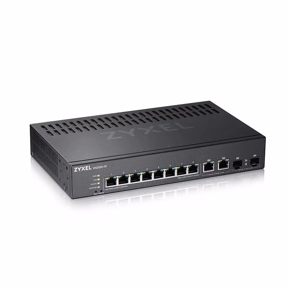 Zyxel GS2220-10-EU0101F Switch di rete gestito L2 Gigabit Ethernet nero – 2
