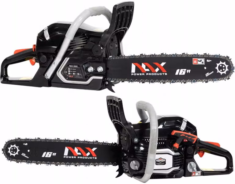 NAX, motosega a benzina, cilindrata 61,5 cm³, barra da 50,8 cm, modello NAX500C