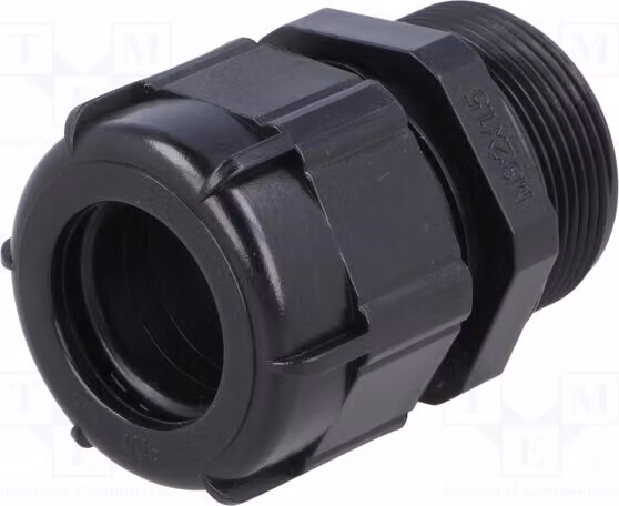 1 x Raccordo per cavo con filettatura allungata, modello M32, grado di protezione IP68, serie BM4932LN