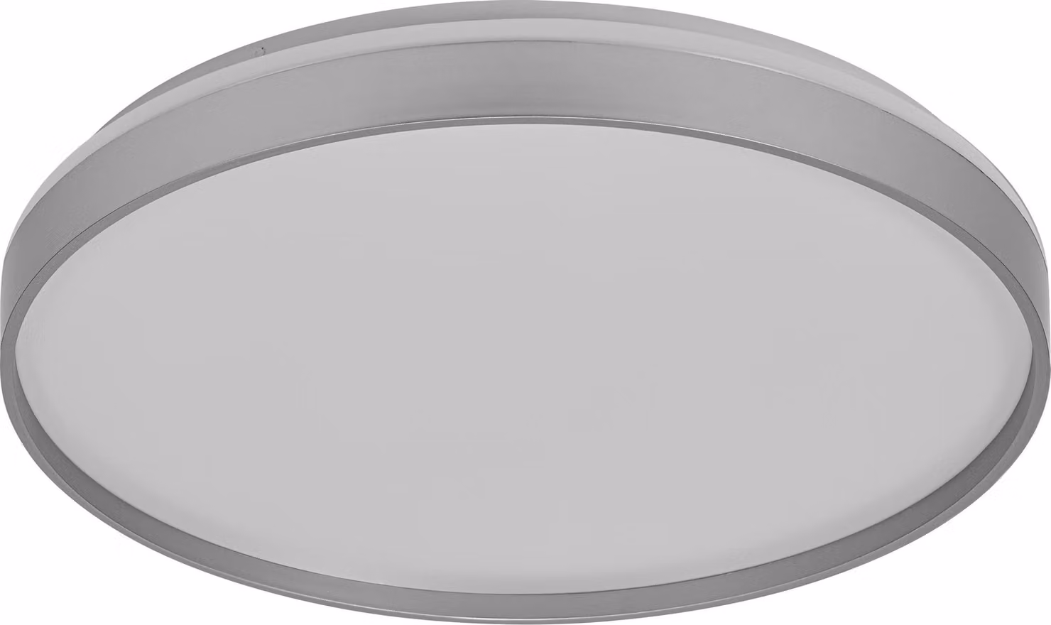 OSRAM Orbis Gisela Lampada da soffitto a LED 485 mm, 36 W, 3000 K bianco caldo, argento, metallo con anello in plastica, IP20