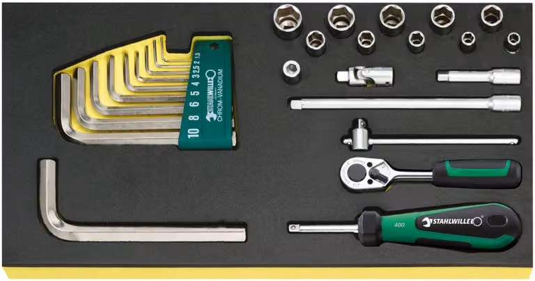 Stahlwille Set di inserti Tcs 1/4" TCS 1/4"+10760CV utensile di fissaggio