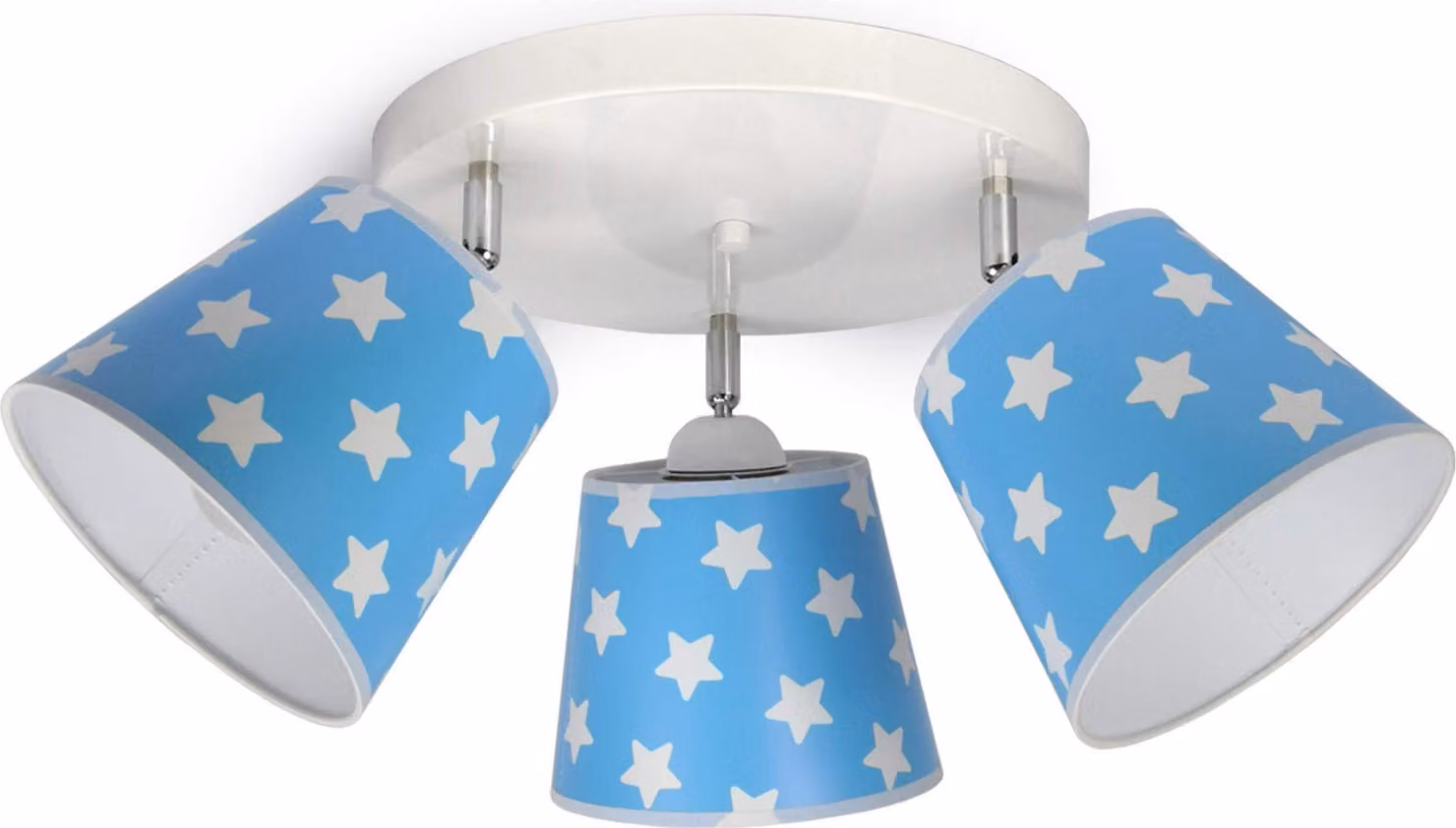 Lampada da soffitto Lampada da soffitto Lampada per bambini Lampada a stella multicolore in metallo 230V 299 300 G3 (300-G3 star, blu)