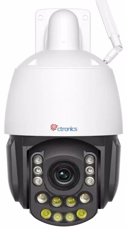 Telecamera di sicurezza 4K per esterni – Telecamera per esterni IP66 con zoom ottico 30x e visione notturna a colori