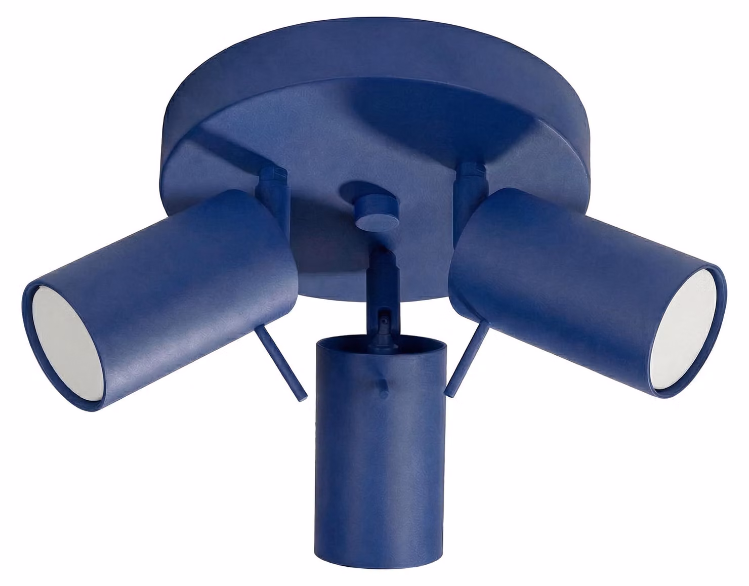 Plafoniera RING 3P blu ultramarino 3xGU10 10W acciaio 14,5x25,7x25,7 cm Sollux Lighting