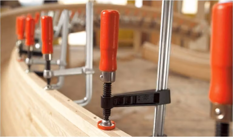 Manico in legno Bessey con piastra di pressione intercambiabile, 3101386