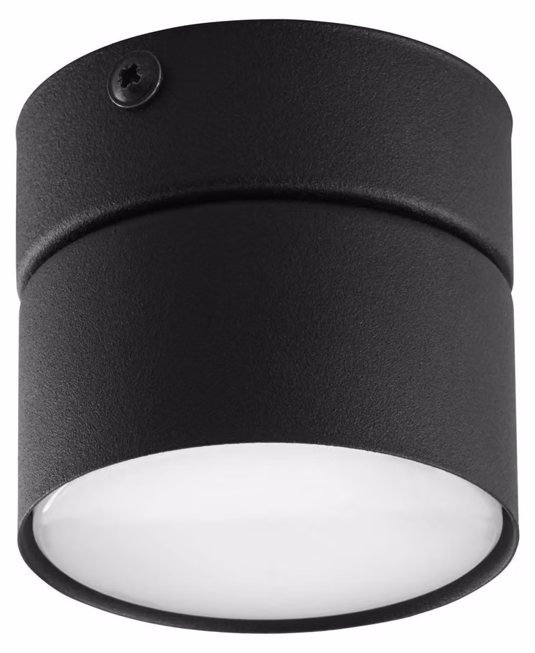 Faretto da soffitto nero Ø 8 cm piccolo e stretto GX53 lampada da soffitto in metallo soggiorno corridoio cucina