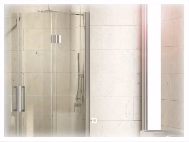 Specchio 5 mm rettangolare squadrato cornice led interruttore touch *** misure 120x80 cm, tonalità dimmerabile 2700-...