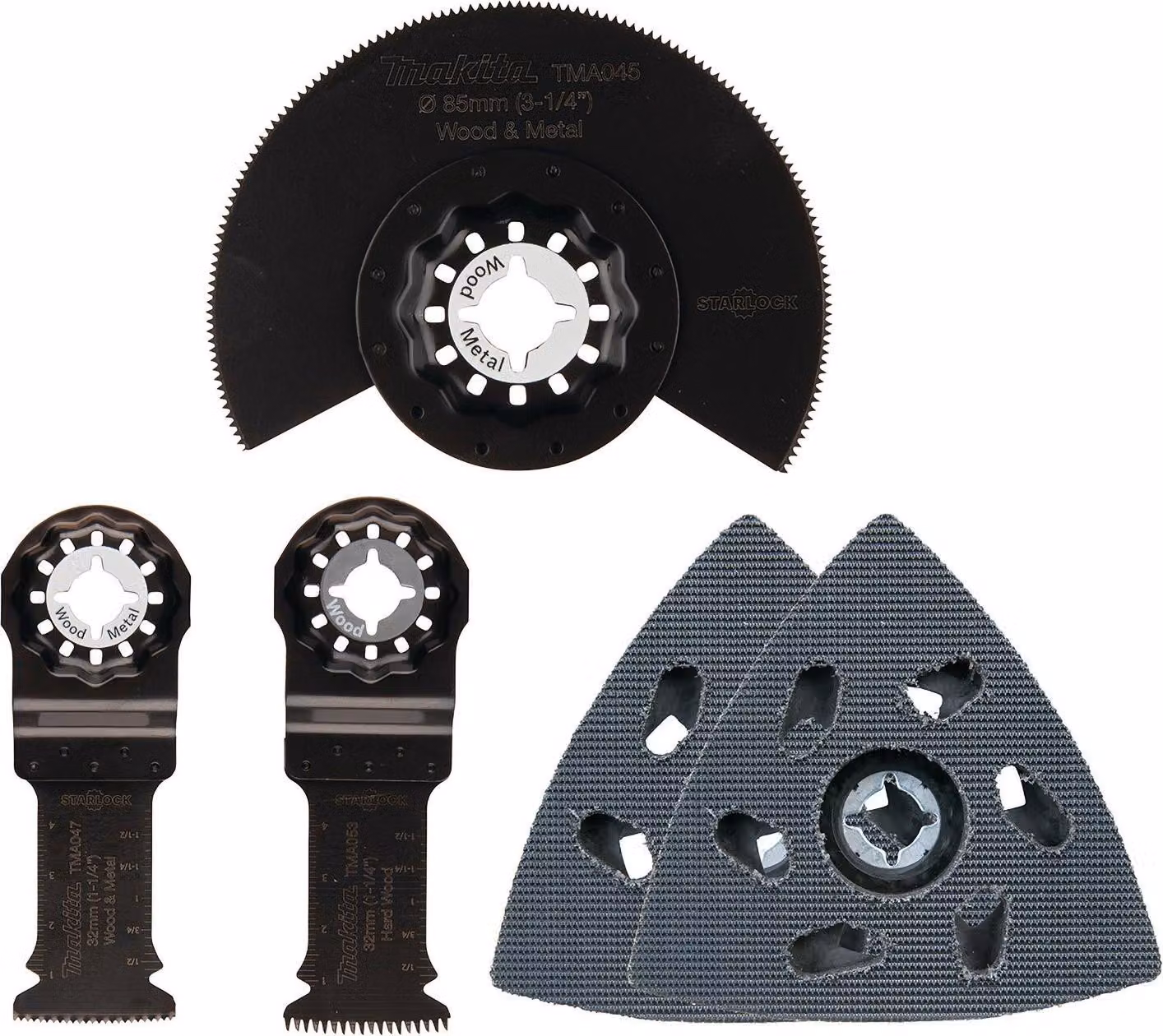Set da carpenteria Makita 5 pezzi