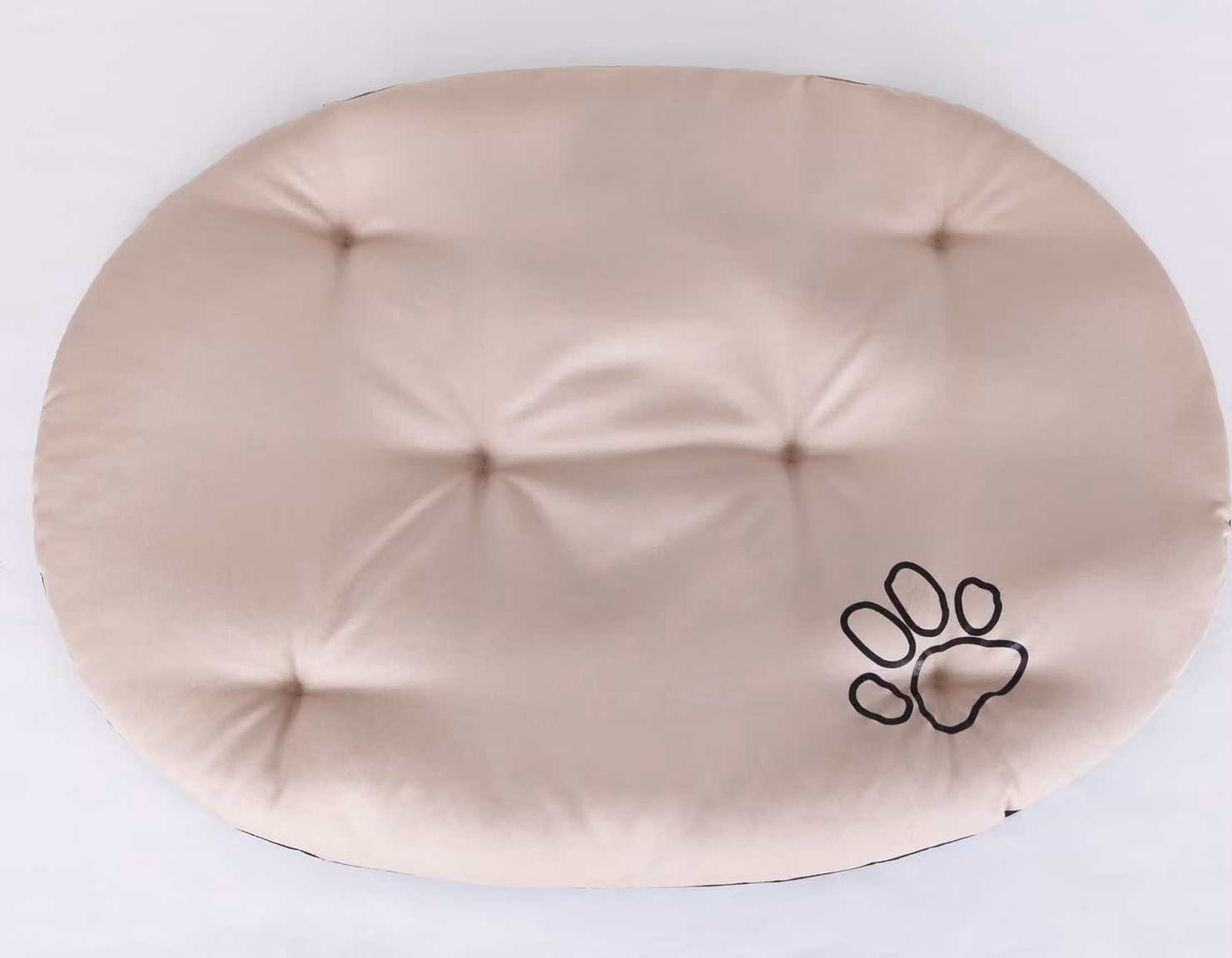 Cuscino ovale per cani R5 - 65×51 cm, facile da pulire e resistente, OEKO-TEX, per cani di taglia media