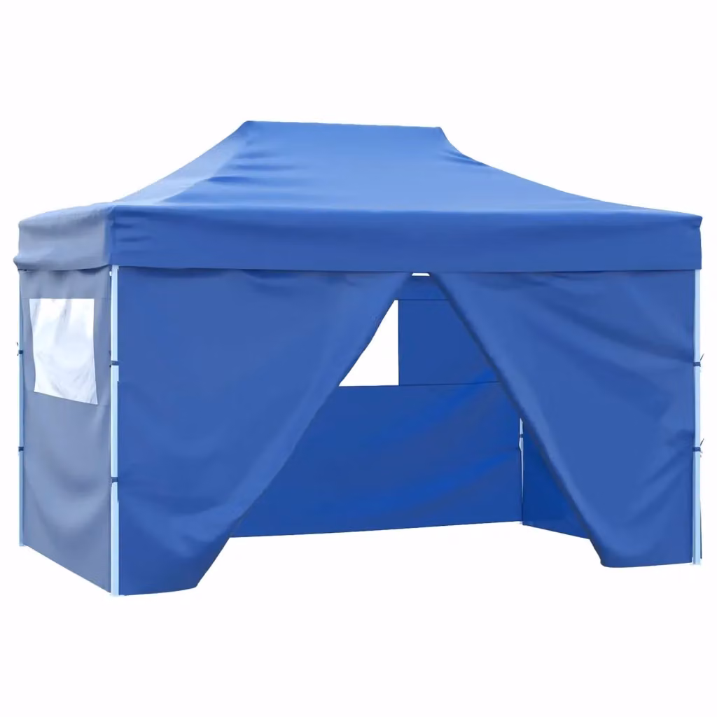 Tenda Party vidaXL Blu in Tessuto Oxford e Acciaio L/P/H: 291 x 431 x 315 cm – 2