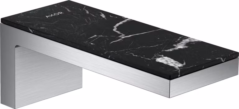 hansgrohe AXOR MyEdition 200 plateau de table en marbre Nero Marquina, 47913000, 47913000