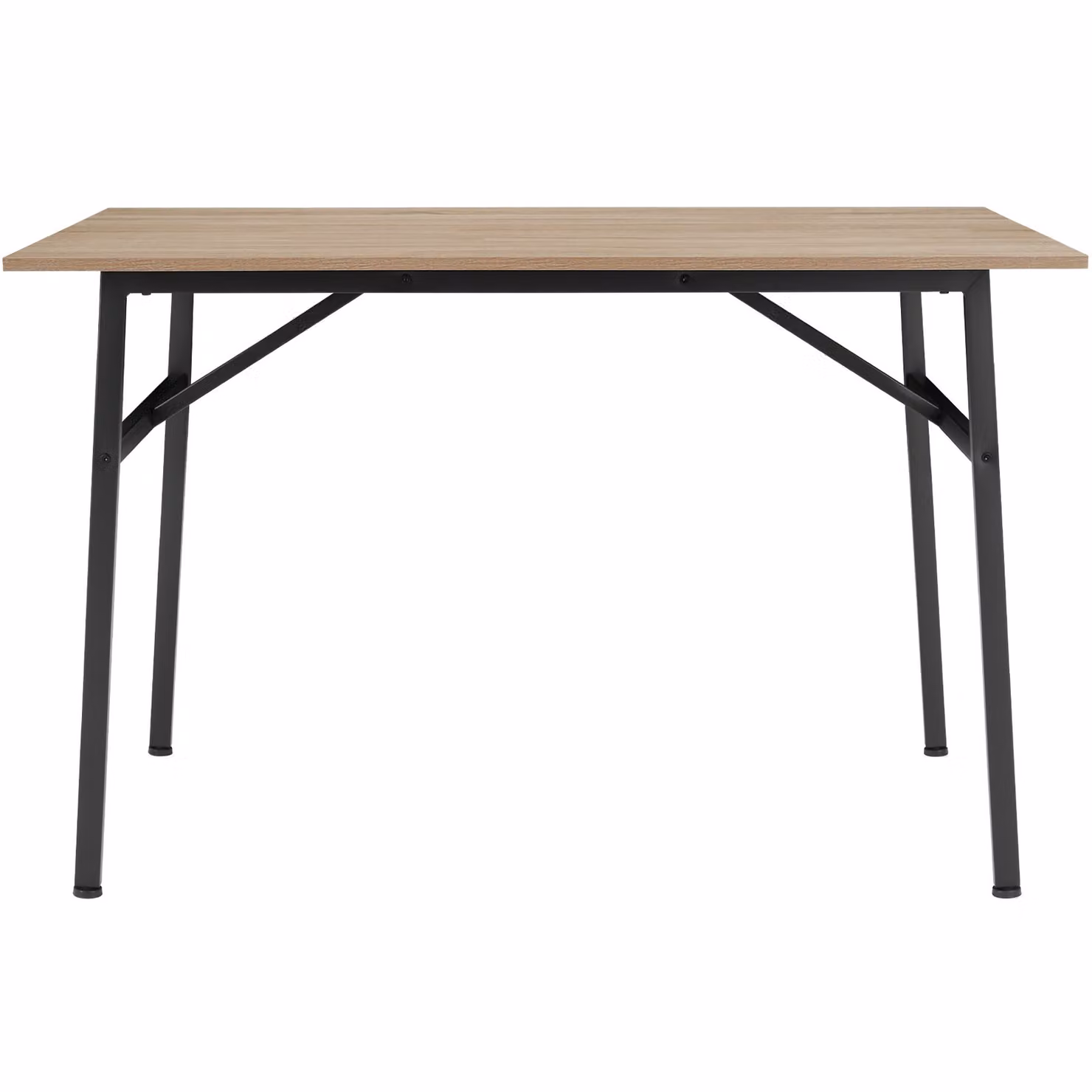Tavolo da pranzo industriale TecTake GmbH in legno rovere color marrone, L: 150 cm, P: 75 cm, H: 76 cm – 3