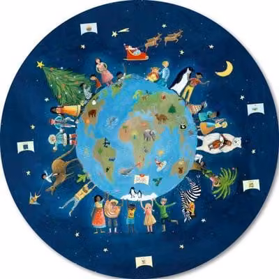 Calendario dell'Avvento Zettel: Natale nei bambini di tutto il mondo